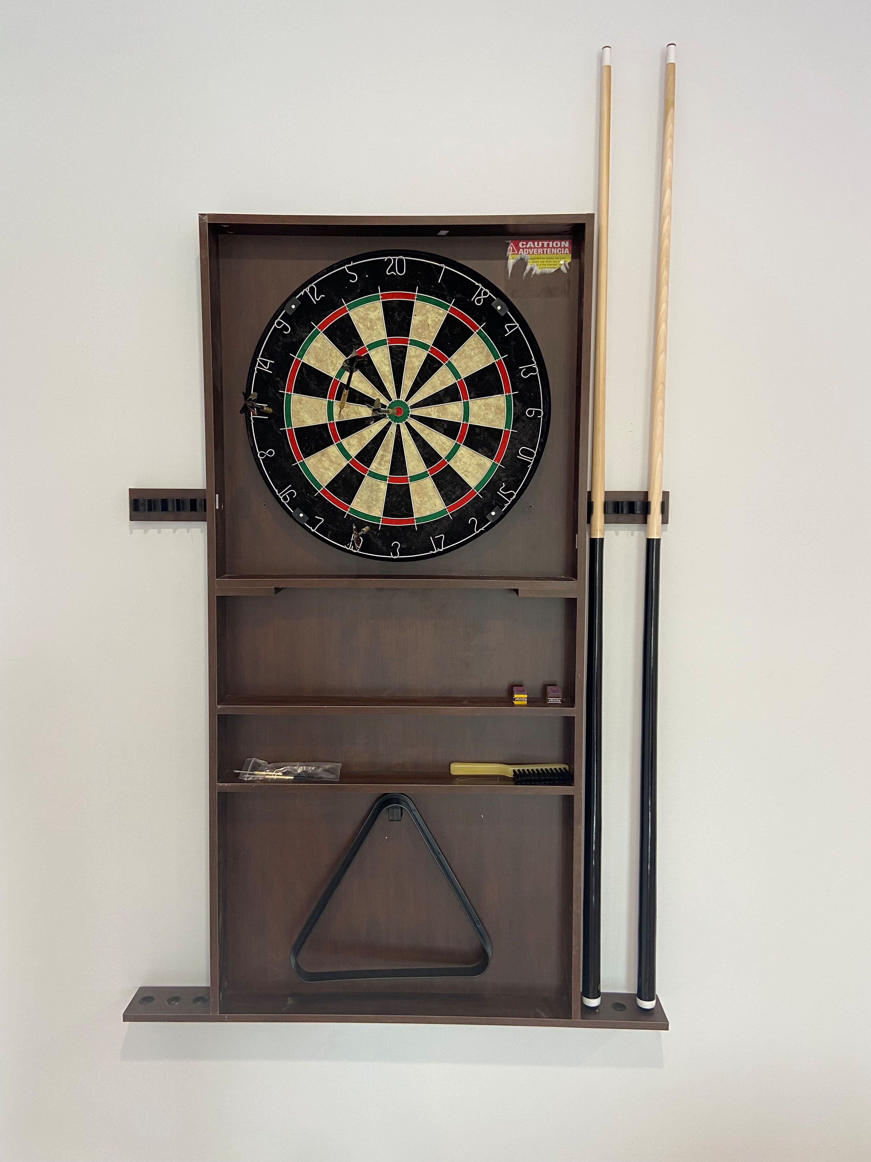 Dartboard in the game room