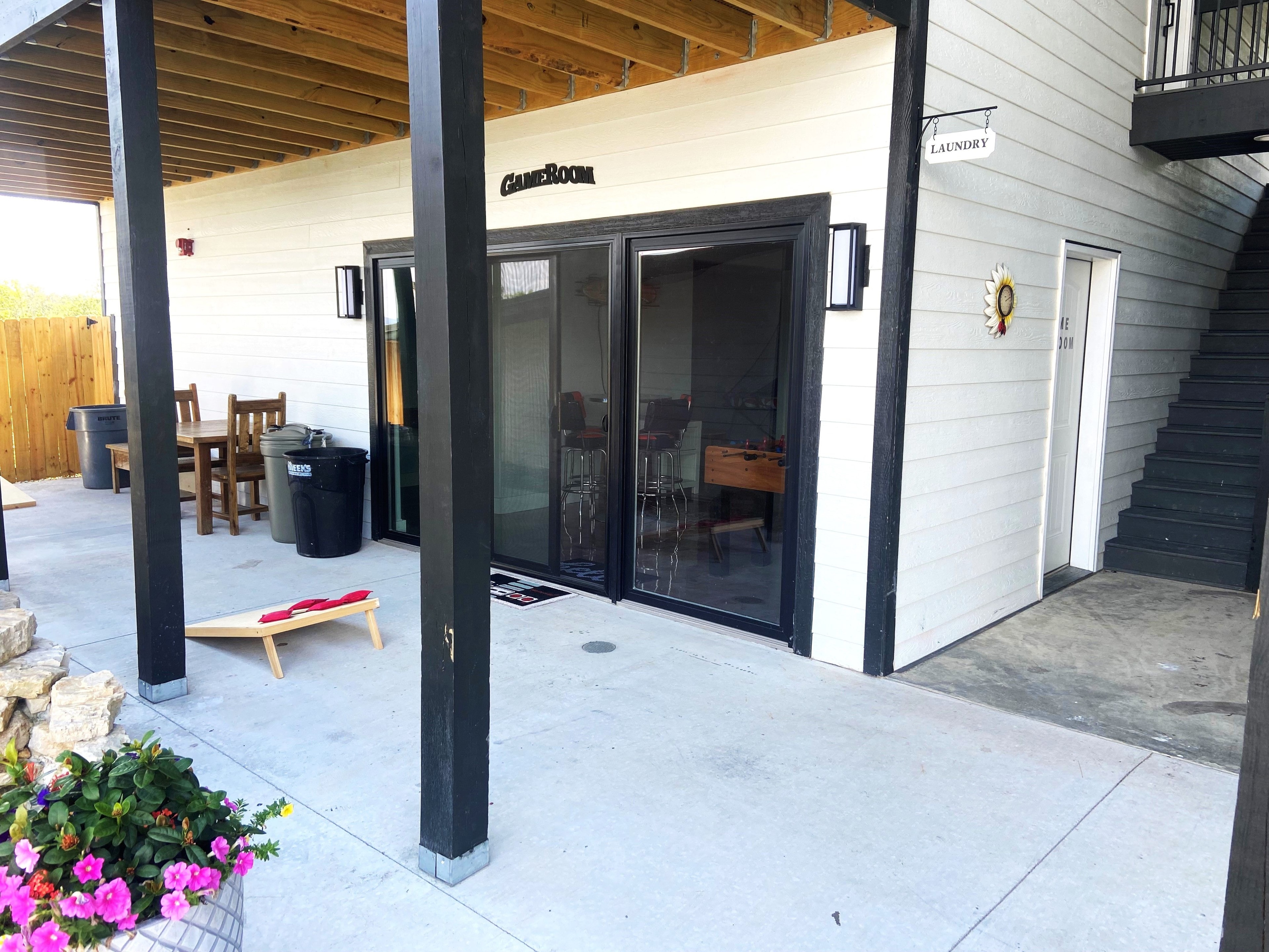 Entrance to the game room